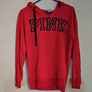 Victoria's Secret Red Hoodie Sweater